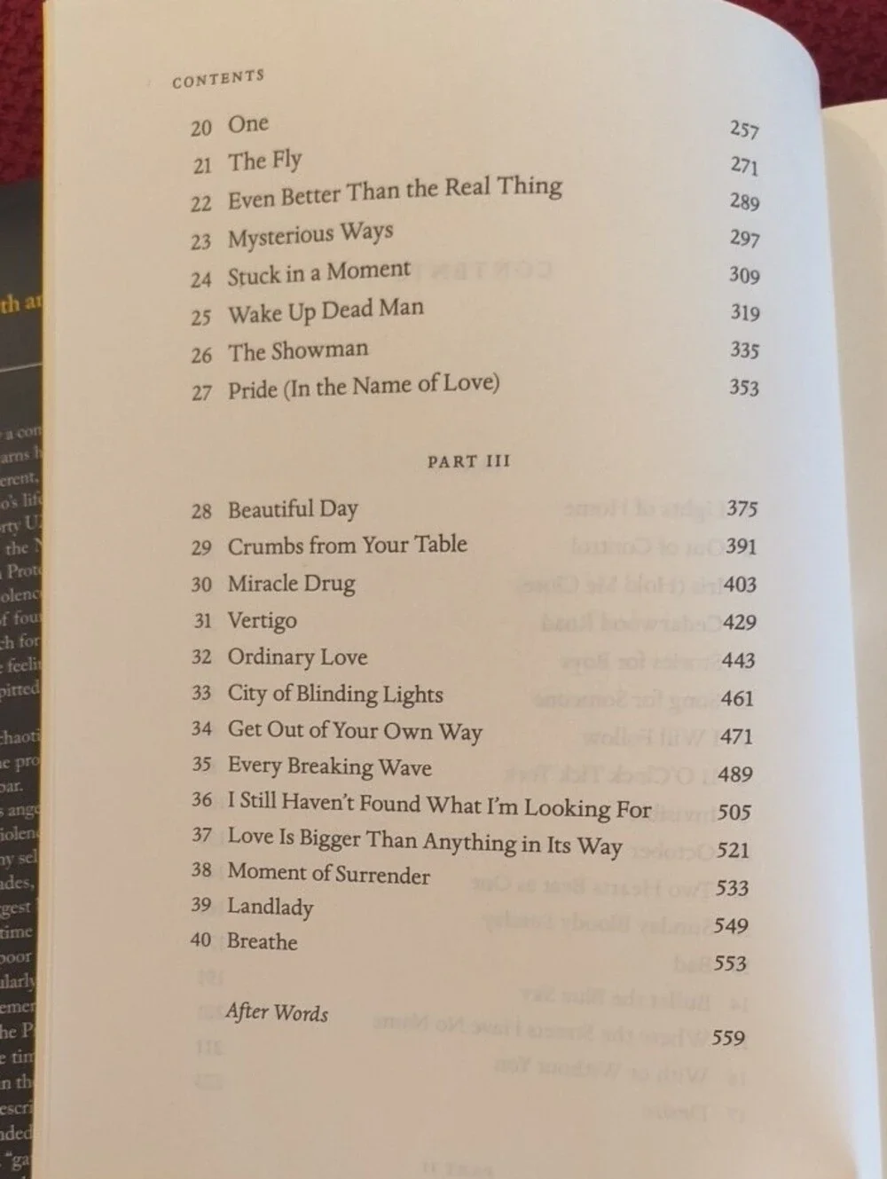 Surrender 40 Songs One Story by Bono Hardcover EUC